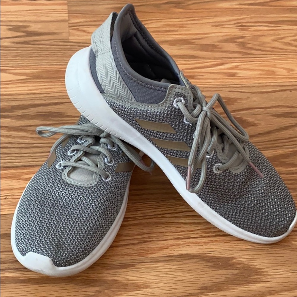 Grey and Rose Gold Adidas